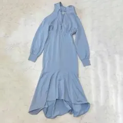 【訳あり】タグ未使用　リリーブラウン ボンディングフーディースウェットワンピース