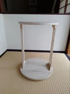 茶道具 桐丸卓 利休好 千匠作 (指物師) 組立式 シミ有 - メルカリ