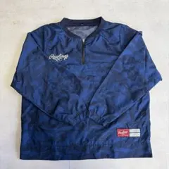 ローリングス　ウインドブレーカー　子供用　160センチ　長袖　ハーフジップ　野球