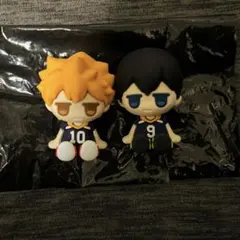 じとっと ハイキュー 日向 影山 ダイソー ラバーフィギュア