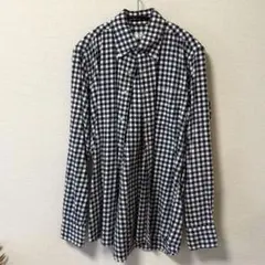 【値下げ】スーツセレクト_ギンガムチェック柄ネルシャツ