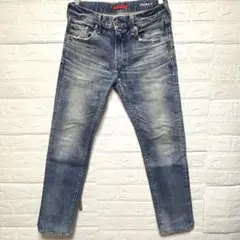 RED CARD BEAMS 別注　Rhythm-Z ダメージ加工デニム