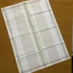 ベージュ ストライプ キッチンクロス