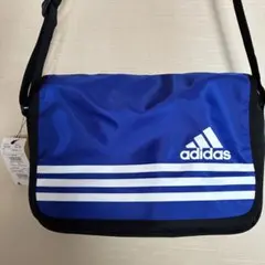 adidas ショルダーバッグ ブルー×ブラック