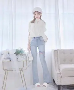 michellMacaron ミシェルマカロン-5kg美脚デニム 24インチのサムネイル