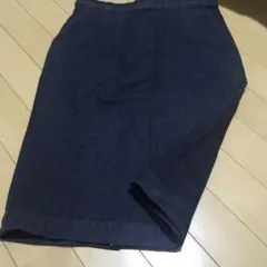 【ユナイテッドアローズ】膝丈デニムスカート