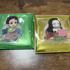 鬼滅の刃　ハンドメイドクラブ　炭治郎 禰豆子 アクリルスタンド