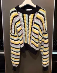 ZARA ストライプ ・ボーダーニットセーター 長袖