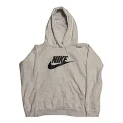 1399 Nike フード付きパーカー グレー ややシミあり　M
