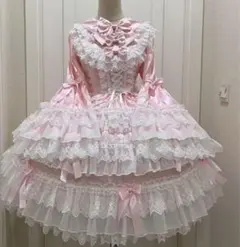 韓嬢 黛薇爾シリーズ 姫袖甘ロリワンピース