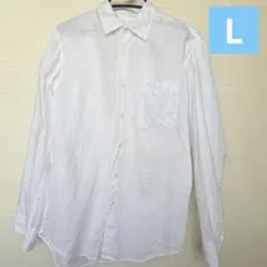 UNIQLO ユニクロ プレミアムリネンシャツ L