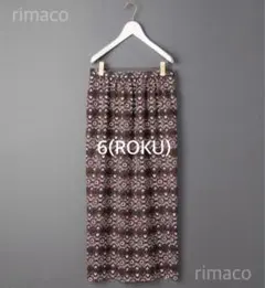 6(ROKU)◆AFRICAN PRINT LONG SKIRTのサムネイル