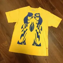 GAIJIN MADE アート柄プリント Tシャツ YELLOWカラー・黄色