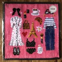 フェイラー　イエナ コラボ　ハンカチ　グレー　イエナアンファン