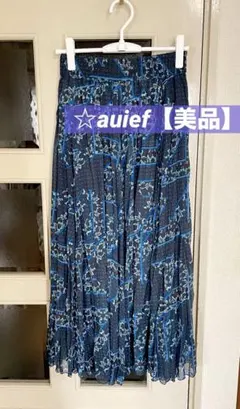 ❤️auief☆ 小花柄プリーツロングスカート♡◡̈⃝SALE最終価格です‼️