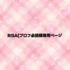 RISA(プロフ必読様専用ページ うちわ文字 オーダー