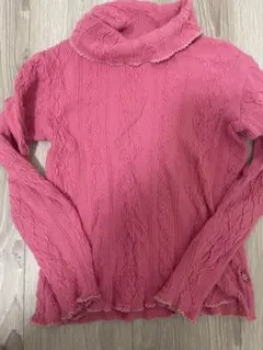 ピンク タートルネック 120