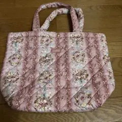 PINK HOUSE 花柄キルティングトートバッグ　ピンクハウス　ピンク