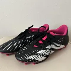 adidas Predator サッカーシューズ ブラック ピンク - メルカリ