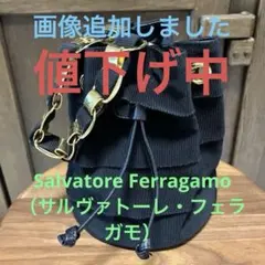 フェラガモ バッグ　巾着型　 美品　Salvatore Ferragamo