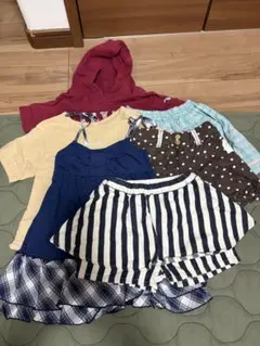 ブランド子供服6点まとめ売り　ワンピース　Tシャツ　スカート　100cm 女の子