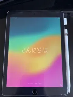 【超美品】iPad(第6世代)シルバー Apple Pencil付き