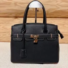 美品　ハンドバッグ　黒　2way 南京錠　カデナ　フォーマル