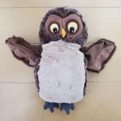 美品　IKEA　イケア　ふくろう　パペット　ぬいぐるみ　みみずく　廃盤品　レアのサムネイル