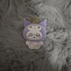 ちいかわ サンリオ フロッキーマスコットチャーム モモンガ クロミ