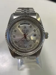 aramisアラミス World Time デイトクォーツメンズ文字盤木 ワイト 