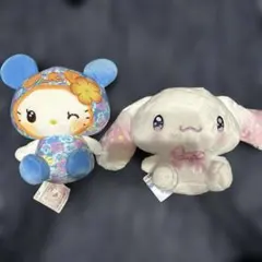 サンリオ ぬいぐるみ ハローキティ シナモロール 2点セット