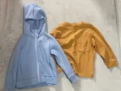 キッズ110cm ユニクロ パーカー 長袖セット