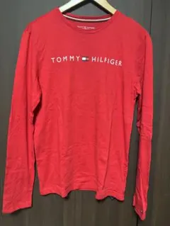 TOMMY HILFIGER 長袖カットソー レッド Mサイズのサムネイル