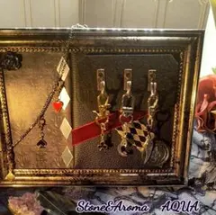 ゴシック・アンティークな魔法のディスプレイボード（チャーム・キーホルダーセット）