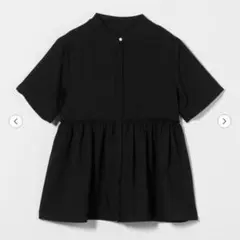 美品　UNITED ALLOWS リネンライク ペプラムブラウス