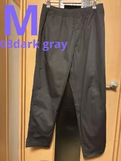 ユニクロ　メンズ　コットンリラックスアンクルパンツ　ダークグレー　M