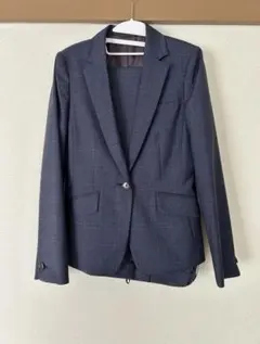 【PSFA】チェック柄 パンツスーツ 11号(ジャケット)•9AR(パンツ)