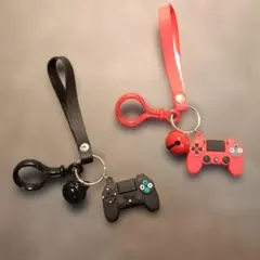 ゲームコントローラー型キーホルダー2個セット