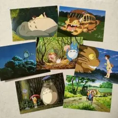 スタジオジブリ　ポストカード　となりのトトロ ②　7枚セット　海外公式　コンプ