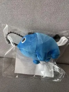 ローソン コラボ ポチタ ぬいぐるみキーホルダー チェンソーマン 青