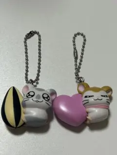 とっとこハム太郎　スイングマスコット　こうしくん　マフラーちゃん　ガチャガチャ