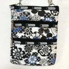 LeSportsac レスポートサックショルダーバッグ 花柄 3連ファスナー