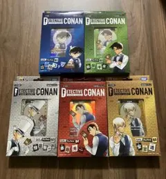 名探偵コナンTCG Case-StartDeck 5種セット　内箱あり