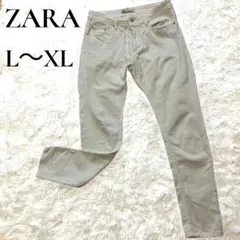 ZARA ザラ ホワイトデニム パンツ 白 EUR42 USA32 Lジーンズのサムネイル