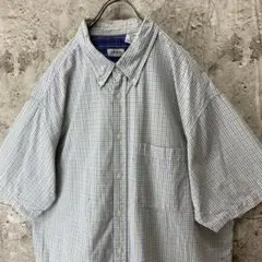 no1325古着　半袖シャツ　チェックシャツ　Y2K