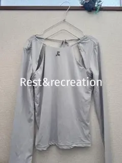 お値下げ！Rest&recreation 2WAY LAYER TOP トップス