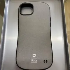 iFace グレー ケースiPhone15plus用ケース