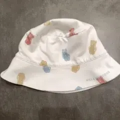 gelato pique クマ柄 ベビー帽子 ワンサイズ