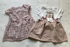 SLAP SLIP ワンピース 2着セット 90cmのサムネイル