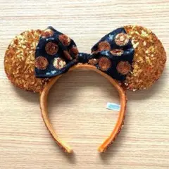 ディズニー　ハロウィン　カチューシャ　スパンコール